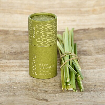 Ponio Tea tree a lemongrass – prírodný deodorant 50 ml