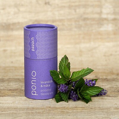 Ponio Levanduľa a mäta - prírodný deodorant 50 ml