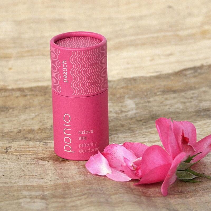 Ponio Růžová alej - přírodní deodorant 65g 2
