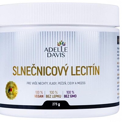 Adelle Davis slunečnicový lecitin, prášek 275 g