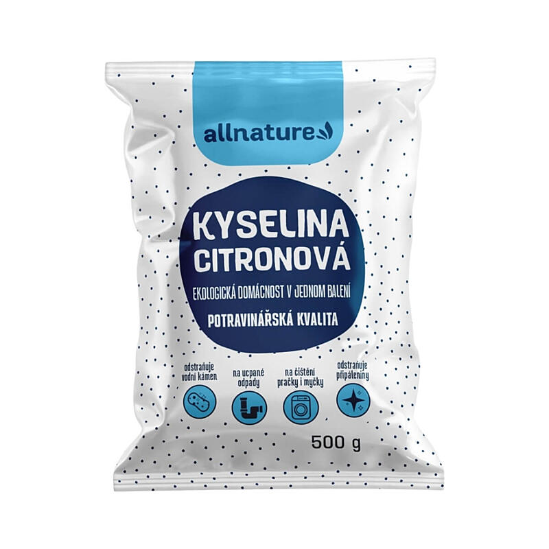 Allnature Kyselina citrónová, 500 g