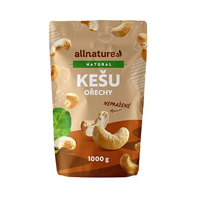 Allnature Kešu jadrá, 1000 g