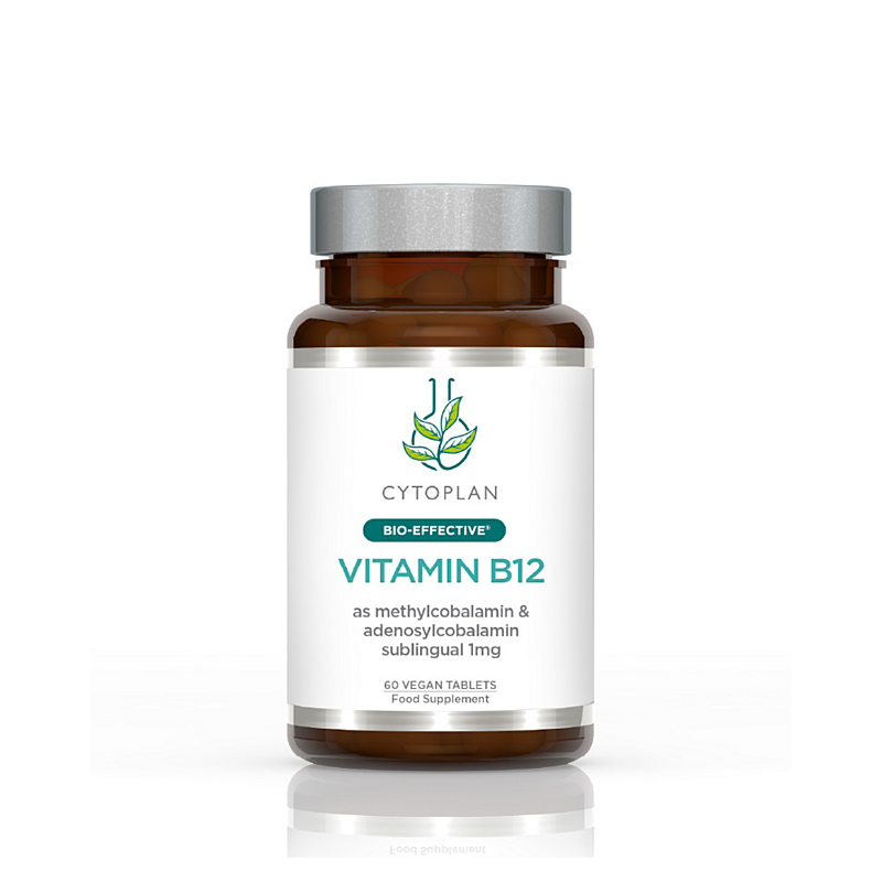 Cytoplan Vitamín B12, 1000 µg Bioaktivní pod jazyk, 60 tablet
