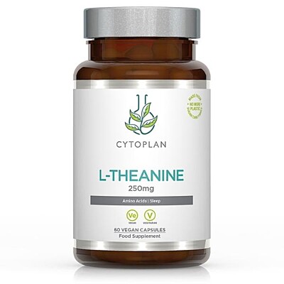 Cytoplan L-theanín - Spánok, relaxácia, uvoľnenie, GABA. 60 kapsúl