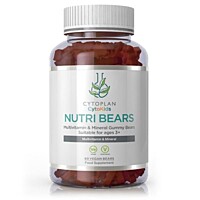 Cytoplan Nutri Bears - gumoví medvedíci, multivitamín pre deti, jahoda 90ks