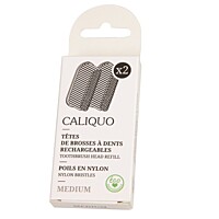 Ecodis náhradní hlavice ke kartáčkům na zuby, 2 ks, MEDIUM