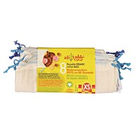 Ecodis Vrecká z biobavlny XS, 4 ks 20x14 cm + 4 ks 16x16 cm