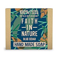 Faith For Men tuhé mýdlo Modrý cedr, 100 g