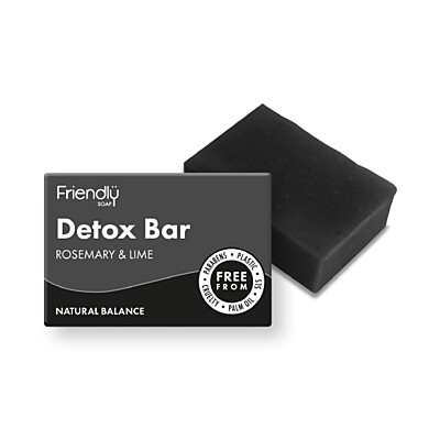 Friendly Soap prírodné detoxikačné mydlo - rozmarín a limetka, 95 g