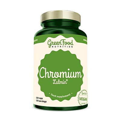 GreenFood Nutrition Chrom Lalmin®, 120 kapslí