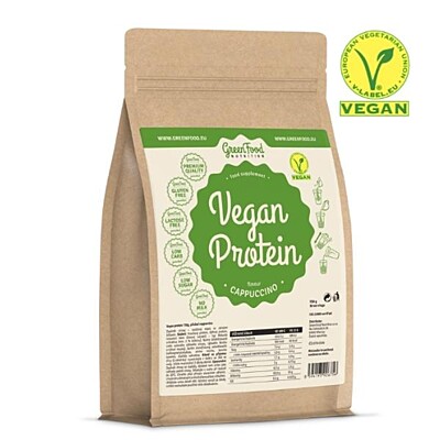 GreenFood Nutrition Vegan protein cappuccino 750g