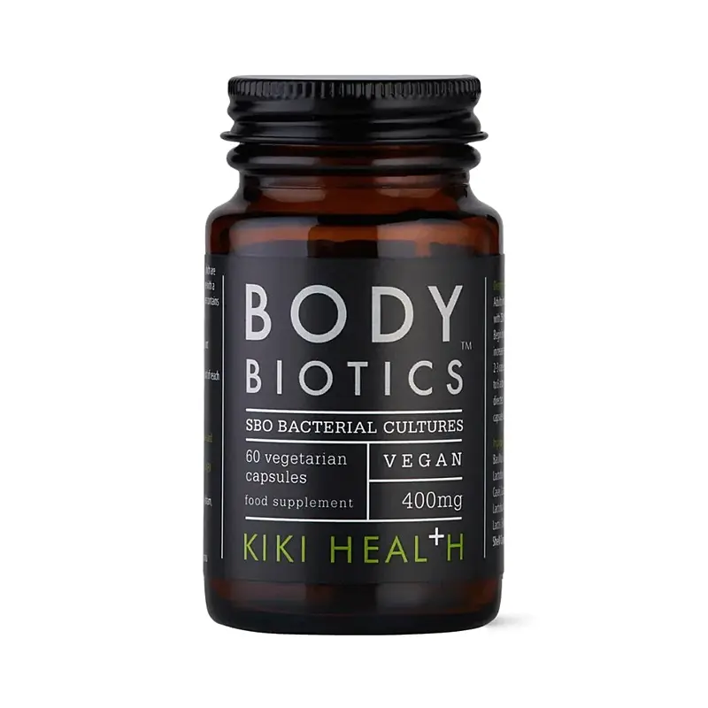 KIKI Health Body Biotics 400 mg – Veganská probiotika, 60 kapslí