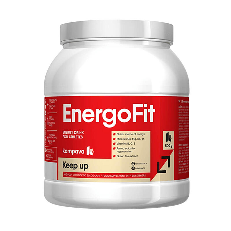 Kompava EnergoFit – energetický isotonický nápoj (pomeranč), 500 g
