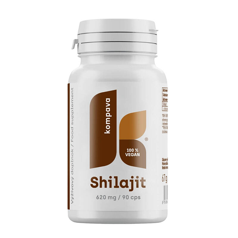 Kompava Shilajit 620 mg, 90 kapsúl