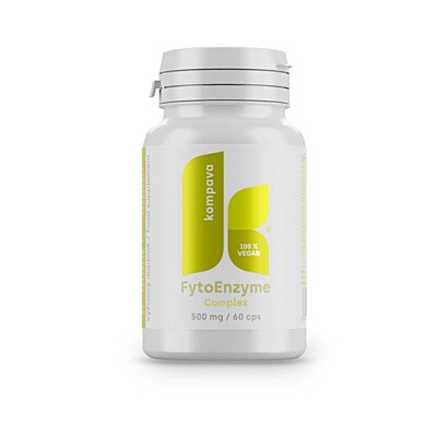 Kompava tráviace enzýmy FytoEnzyme complex, 60 kapsúl