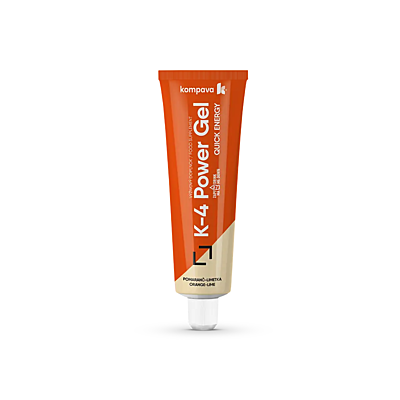 Kompava K4 Power Gel (pomeranč-limetka), 70 g
