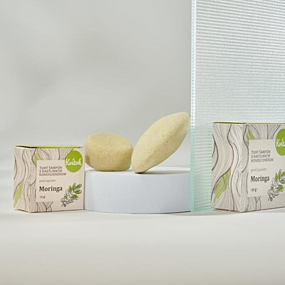 Kvítok Tuhý šampón s Kondicionérom - Moringa (proti LUPINÁM)
