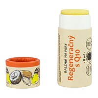 Kvítok Prírodný balzam na pery - Regeneračný s Q10, 8 ml