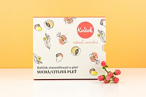 Kvítok Zklidňující Balíček Péči o SUCHOU / CITLIVOU / NORMÁLNÍ Pleť