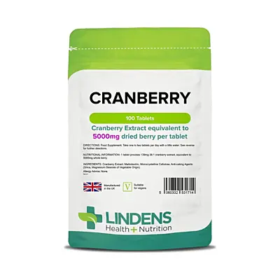 LINDENS Health + Nutrition Brusnicový džús (extrakt) 5000 mg, 100 tabliet