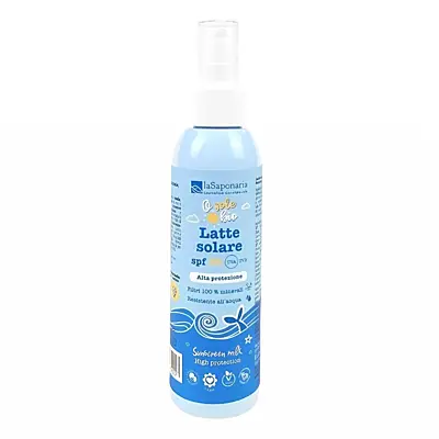 laSaponaria BIO Opalovací mléko SPF 30, 125 ml