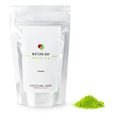 Matcha Day –  Matcha čaj Jimen (vysoká kvalita), 100 g ALU sáčok