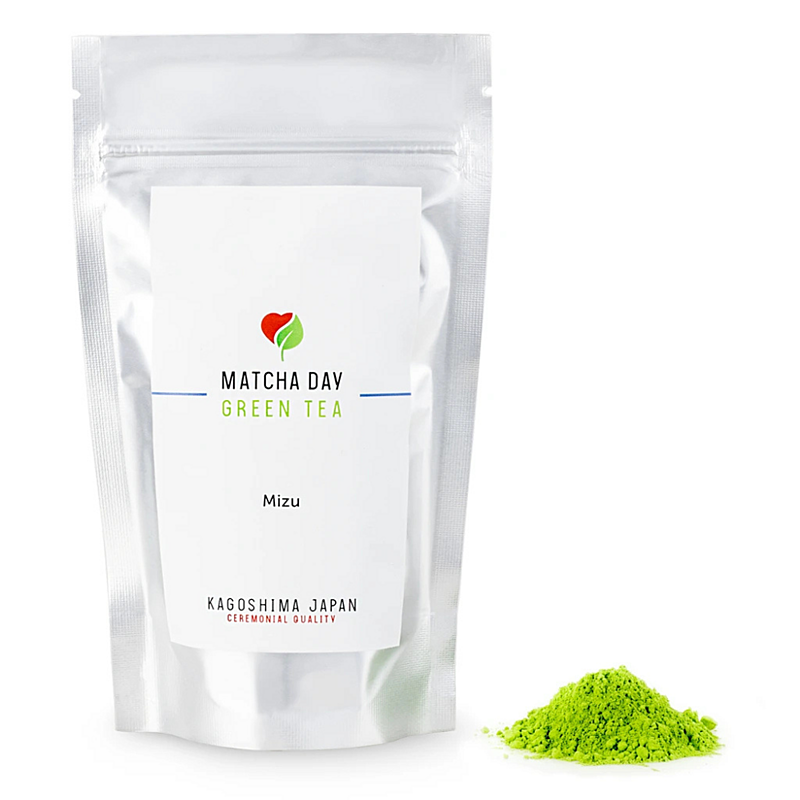 Matcha Day – BIO Matcha čaj Mizu (stredná kvalita), 100 g ALU sáčok