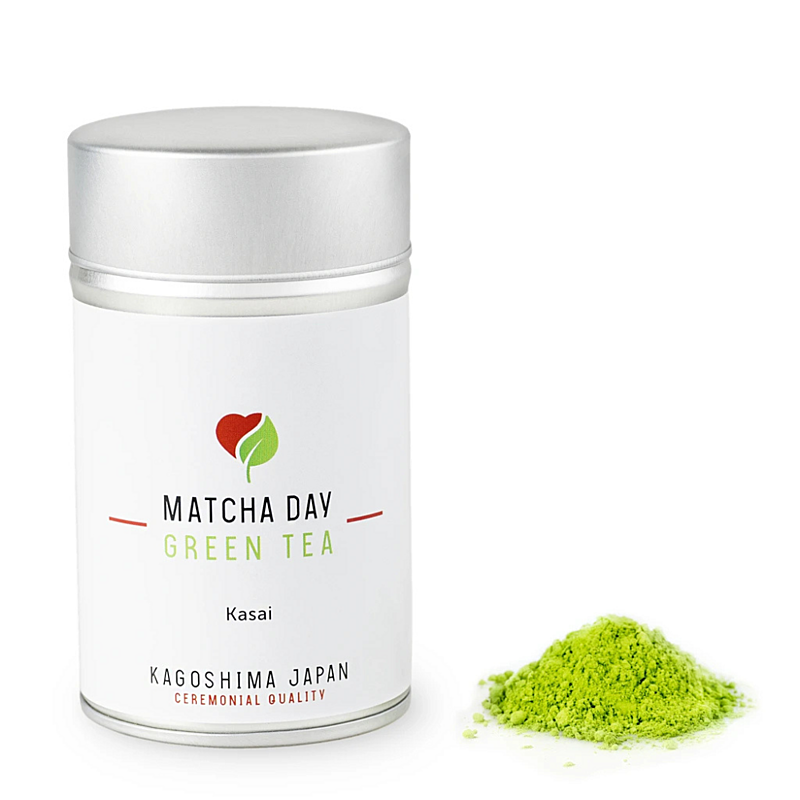 Matcha Day – BIO Matcha Kasai (nejvyšší kvalita), 30 g plechovka