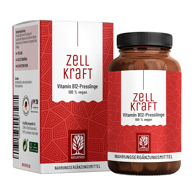 Naturtreu Síla buňky – Vitamín B12 500 µg, 270 tablet