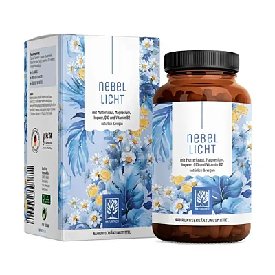 Naturtreu Jasná myseľ – Komplex rimbaby, koenzýmu Q10, horčíka, vitamínu B2 a zázvoru, 90 kapsúl