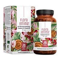 Naturtreu FloraIntima - Komplex brusinek, vitamínu B3 a laktobacilů pro ženy, 60 kapslí