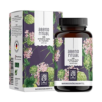 Naturtreu Wieczorny rytuał – GABA, waleriana, chmiel i L-tryptofan, 90 kapsułek