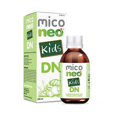 Neovital Health MICONEO DN KIDS – Sirup pro děti s extraktem z hlívy, shiitake a korálovce ježatého + acerola, 200 ml