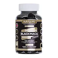 Nutrigums Black Maca Complex (Žuvacie vitamíny s Čiernou Macou + B6, Selén, Zinok), 60 ks