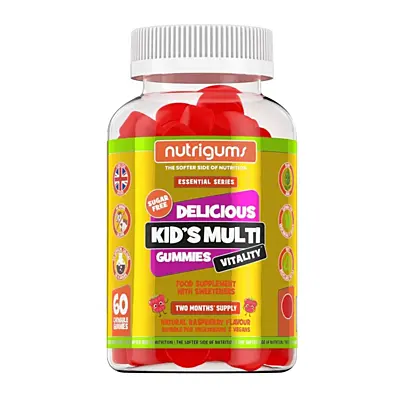 Nutrigums Kids Multi Vitality (Žuvacie multivitamíny pre deti), 60 ks
