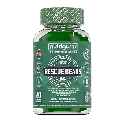 Nutrigums Rescue Bears (Žuvacie vitamíny na nervy), 60 ks