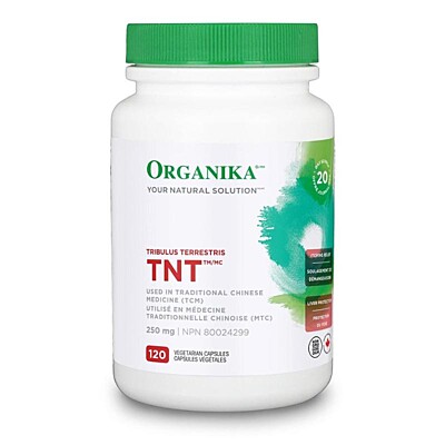 Organika TNT Tribulus Terrestris (kotvičník zemný), 120 vegan kapsúl