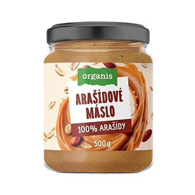 Organis Jemné arašidové maslo, 500 g