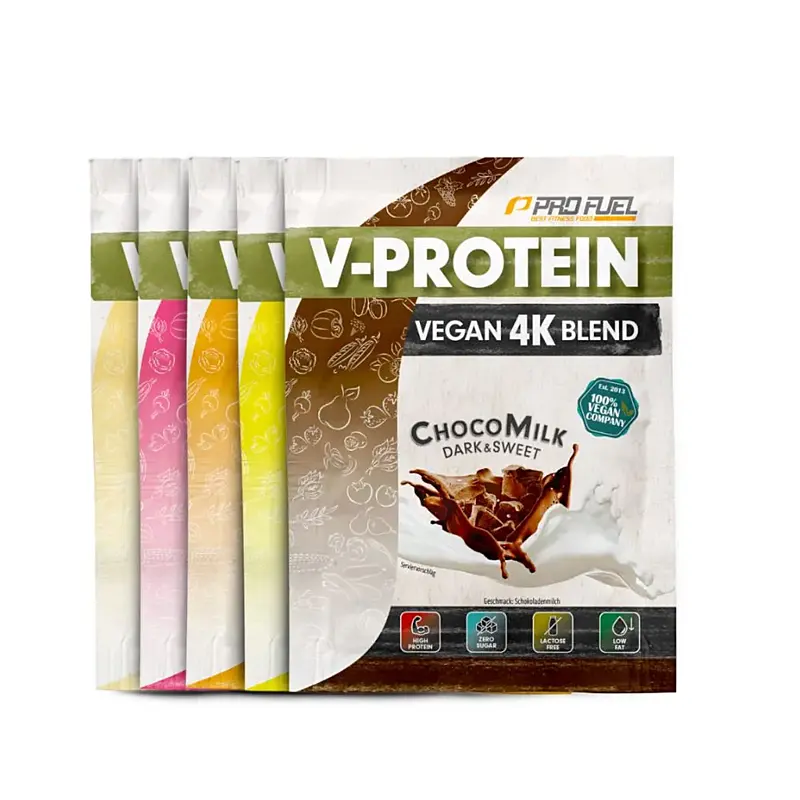 ProFuel V-PROTEIN 4K BLEND - vzorka Čokoládové mlieko, 30 g