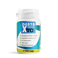 Profuel DENTA Xtra, pastilky na podporu zubov a ďasien, citrón, 30 pastiliek