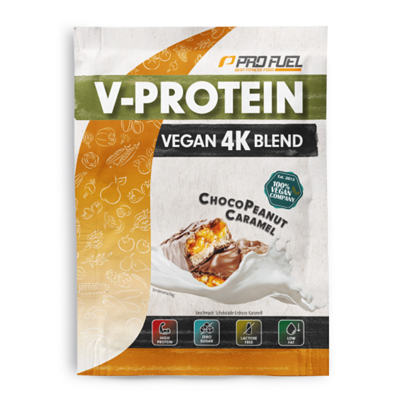 ProFuel V-PROTEIN 4K BLEND - vzorka Čoko-arašidový karamel, 30 g
