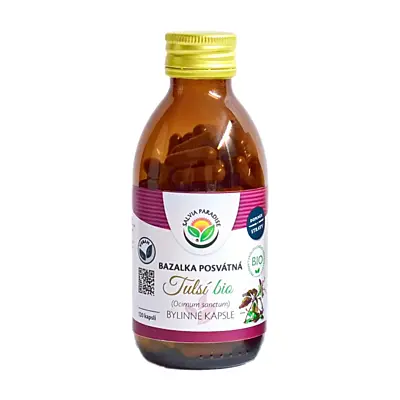 Salvia Paradise Tulsi - bazalka posvätná BIO, 120 kapsúl