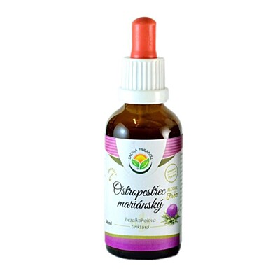 Salvia Paradise – Ostropestřec mariánský, tinktura bez alkoholu 50 ml
