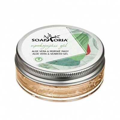 Soaphoria Upokojujúci gél na&nbsp;telo a&nbsp;tvár s&nbsp;Aloe Vera a&nbsp;morskými riasami, 50 ml