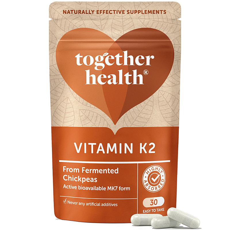 Together Health – Vitamín K2 z fermentovaného cíceru, 30 kapsúl