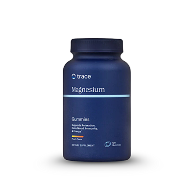Trace Minerals Magnesium Gummies (Broskev), 120 gumových bonbónů