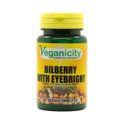 Veganicity Bilberry with Eyebright (Čučoriedka s Očiankou), 30 tabliet