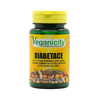 Veganicity DiabetACE - špecializovaný multivitamín pre diabetikov 30 tabliet