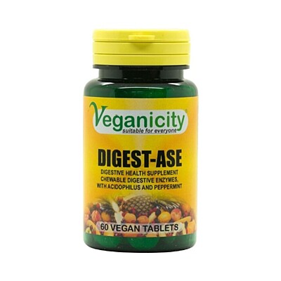 Veganicity Digest-Ase (Tráviace enzýmy) 60 tabliet