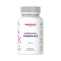 Vegmart Lipozomální Vitamin B12 (methylkobalamin) 550 µg, 60 kapslí